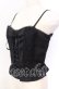 画像2: axes femme POETIQUE / レースアップビスチェ  クロ O-25-10-19-103-AX-TO-IG-OS (2)