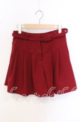 Rozen Kavalier / フレアショートパンツ  ワイン O-25-10-19-012-OO-PA-IG-OS