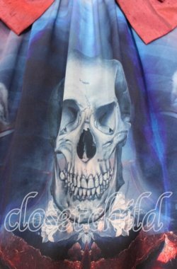 画像3: Royal Princess Alice / Bone of the devilジャンパースカート  ブルー×レッド×ブラック O-25-10-19-107-LO-OP-IG-OS