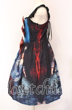 画像5: Royal Princess Alice / Bone of the devilジャンパースカート  ブルー×レッド×ブラック O-25-10-19-107-LO-OP-IG-OS