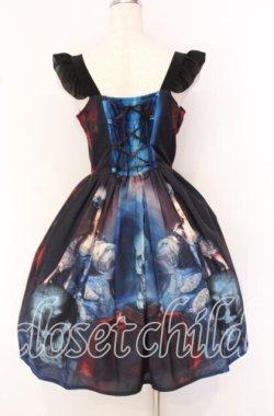 画像6: Royal Princess Alice / Bone of the devilジャンパースカート  ブルー×レッド×ブラック O-25-10-19-107-LO-OP-IG-OS