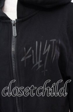 画像2: KILL STAR / 裏起毛パーカー XL ブラック O-25-10-19-015-SL-TO-IG-OS