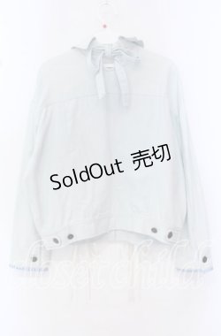 画像3: Secret Honey / レースアップライトデニムトラッカージャケット  アオ O-25-10-20-033-CA-JA-OW-ZT057