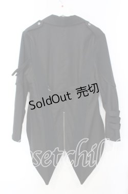 画像4: Ozz conte / ウイング刺繍燕尾ジャケット  ブラック O-25-10-20-034-OO-JA-OW-OS