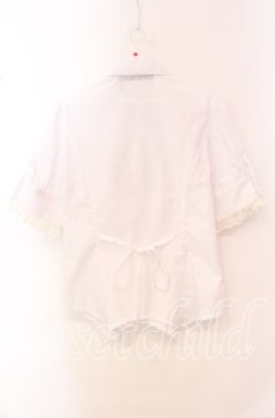 画像3: h.NAOTO / Bloody Roseジャボブラウス  ホワイト O-25-10-20-040-HN-BL-OW-OS