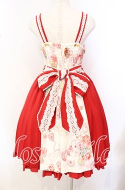 画像5: metamorphose / 花鳥風月〜乙女のはなごろも〜プリーツジャンパースカート  白梅 O-25-10-20-003-ME-OP-OW-OS