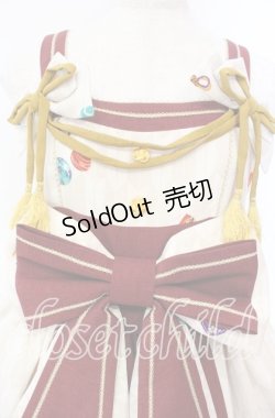 画像2: metamorphose / 春告げ鳥の恋うららプリーツジャンパースカート  オフシロ系 O-25-10-20-004-ME-OP-OW-OS