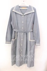 Fi.n.t / 変形セーラー衿シャツワンピース F ライトブルー O-25-10-20-052-CA-OP-OW-ZT136