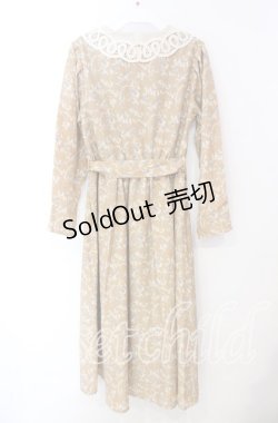 画像3: 【SALE】an another angelus / レース衿カシュクール花柄ワンピース F ベージュ O-25-10-20-054-CA-OP-OW-ZT141