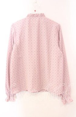 画像3: Fi.n.t / 前立てフリルドットブラウス F ピンク O-25-10-20-055-CA-BL-OW-OS