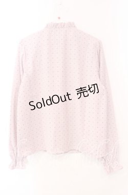 画像3: 【SALE】Fi.n.t / 前立てフリルドットブラウス F ピンク O-25-10-20-055-CA-BL-OW-ZT127