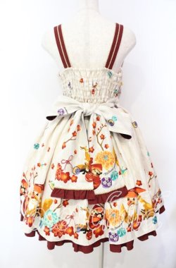 画像5: metamorphose / 春告げ鳥の恋うららプリーツジャンパースカート  オフシロ系 O-25-10-20-004-ME-OP-OW-OS