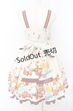 画像5: metamorphose / 春告げ鳥の恋うららプリーツジャンパースカート  オフシロ系 O-25-10-20-004-ME-OP-OW-OS