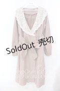 【SALE】an another angelus / レース衿カシュクールワンピース F ピンク O-25-10-20-062-CA-OP-OW-ZT153