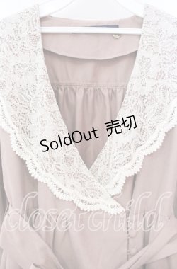 画像2: 【SALE】an another angelus / レース衿カシュクールワンピース F ピンク O-25-10-20-062-CA-OP-OW-ZT153