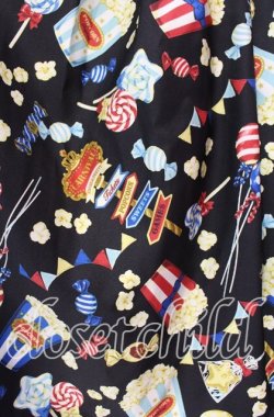 画像3: Angelic Pretty / Happy Park Carnivalジャンパースカート  クロ O-25-10-20-005-AP-OP-OW-OS