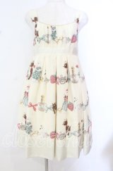 Emily Temple cute / アンティークジュエリーノースリーブワンピース  アイボリー O-25-10-20-079-ET-OP-IG-ZT279