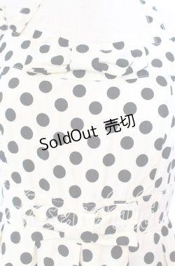 画像2: Emily Temple cute / ドット&いちごワンピース  アイボリー×クロ O-25-10-20-081-ET-OP-IG-OS