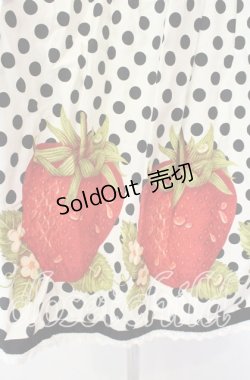 画像3: Emily Temple cute / ドット&いちごワンピース  アイボリー×クロ O-25-10-20-081-ET-OP-IG-OS