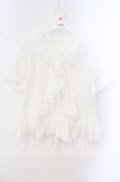 PINK HOUSE / レース使いボレロ風ブラウス  シロ O-25-10-20-085-LO-BL-IG-OS