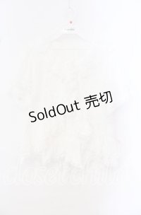PINK HOUSE / レース使いボレロ風ブラウス  シロ O-25-10-20-085-LO-BL-IG-OS