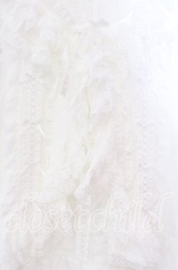 画像2: PINK HOUSE / レース使いボレロ風ブラウス  シロ O-25-10-20-085-LO-BL-IG-OS