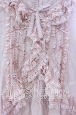 画像2: PINK HOUSE / レース使いボレロ風ブラウス  ピンク O-25-10-20-086-LO-BL-IG-OS