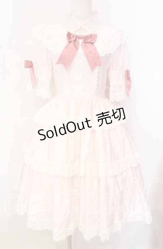 画像1: BABY,THE STARS SHINE BRIGHT / エリザベスドールワンピース  ピンク O-25-10-20-007-BA-OP-OW-OS (1)