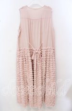 画像3: PINK HOUSE / フロッキードットチュールフリル使いローンワンピース  ピンク O-25-10-20-089-LO-OP-IG-ZT354 (3)