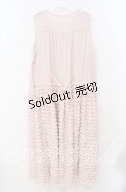 画像3: PINK HOUSE / フロッキードットチュールフリル使いローンワンピース  ピンク O-25-10-20-089-LO-OP-IG-ZT354