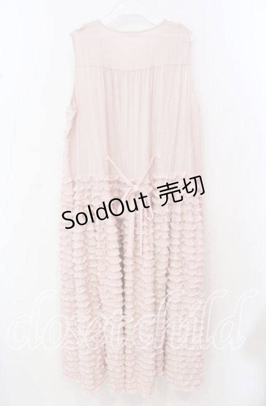 画像3: PINK HOUSE / フロッキードットチュールフリル使いローンワンピース  ピンク O-25-10-20-089-LO-OP-IG-ZT354 (3)