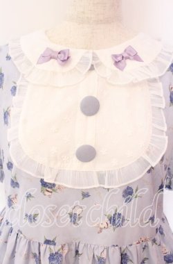 画像2: Doll Paradise / ヨーク切り替え紫陽花うさぎ柄ワンピース M ラベンダー O-25-10-20-008-LO-OP-OW-OS
