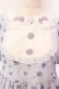 画像2: Doll Paradise / ヨーク切り替え紫陽花うさぎ柄ワンピース M ラベンダー O-25-10-20-008-LO-OP-OW-OS (2)