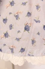 画像3: 【SALE】Doll Paradise / ヨーク切り替え紫陽花うさぎ柄ワンピース M ラベンダー O-25-10-20-008-LO-OP-OW-ZT058 (3)