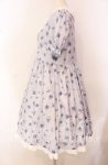 画像4: 【SALE】Doll Paradise / ヨーク切り替え紫陽花うさぎ柄ワンピース M ラベンダー O-25-10-20-008-LO-OP-OW-ZT058 (4)