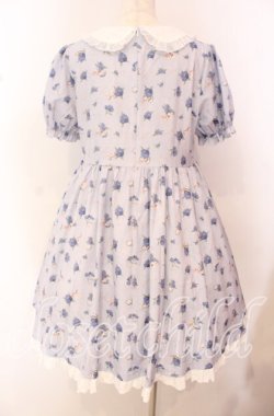 画像5: Doll Paradise / ヨーク切り替え紫陽花うさぎ柄ワンピース M ラベンダー O-25-10-20-008-LO-OP-OW-OS