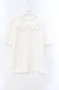 MILK / メイデン トップス  シロ O-25-10-20-011-ML-TO-OW-OS