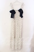 Another Branch olive des olive / 【マルチWAY】肩ひもアレンジシャーリングジャンスカ F アイボリー×ネイビー O-25-10-20-013-LO-OP-OW-OS