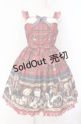 Angelic Pretty / British Bearジャンパースカートセット  アカ O-25-10-20-002-AP-OP-OW-OS