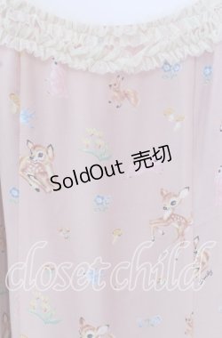 画像2: Emily Temple cute / パレード デ フォレットプリントサロペット  ピンク O-25-10-20-014-ET-OP-OW-OS