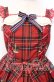 画像2: Angelic Pretty / British Bearジャンパースカートセット  アカ O-25-10-20-002-AP-OP-OW-OS (2)