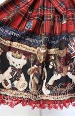 画像3: Angelic Pretty / British Bearジャンパースカートセット  アカ O-25-10-20-002-AP-OP-OW-OS (3)