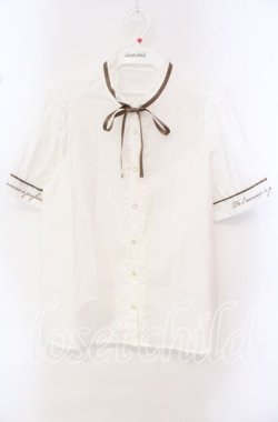 画像1: axes femme / フレンチ刺繍コットンブラウス F シロ O-25-10-20-024-AX-BL-OW-OS