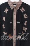 画像2: 【SALE】Karl Helmut / オリジナルチェックパッチワークシャツブラウス 4（L） クロ O-25-10-21-026-EL-BL-IG-ZT243 (2)