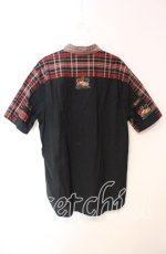 画像3: 【SALE】Karl Helmut / オリジナルチェックパッチワークシャツブラウス 4（L） クロ O-25-10-21-026-EL-BL-IG-ZT243 (3)