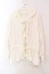 PINK HOUSE / ローンタックオーバーブラウス【お直しあり】  シロ O-25-10-21-028-LO-BL-IG-OS