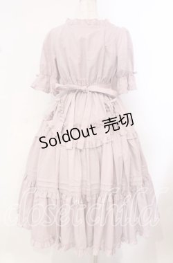 画像4: Chalmiere / フリルロングワンピース M ピンク O-25-10-21-037-LO-OP-OW-OS