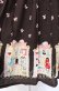 画像2: Emily Temple cute / リボン＆ウサギプリントノースリーブワンピース  ブラウン O-25-10-21-042-ET-OP-OW-OS (2)