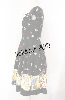 画像4: Emily Temple cute / トランプアリスワンピース  クロ O-25-10-21-043-ET-OP-OW-OS