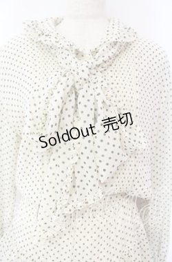 画像2: INGEBORG / ドットティアードワンピース  アイボリー O-25-10-21-045-LO-OP-OW-OS